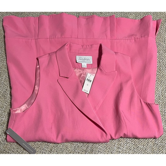 Anthropologie Blazer Mini Dress Pink - NWT - SZ XL - Picture 5 of 11